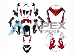 Red Black - Suzuki GSX-S1000 (2015-2020) ABS Fairings | Apex Fairings — view 1