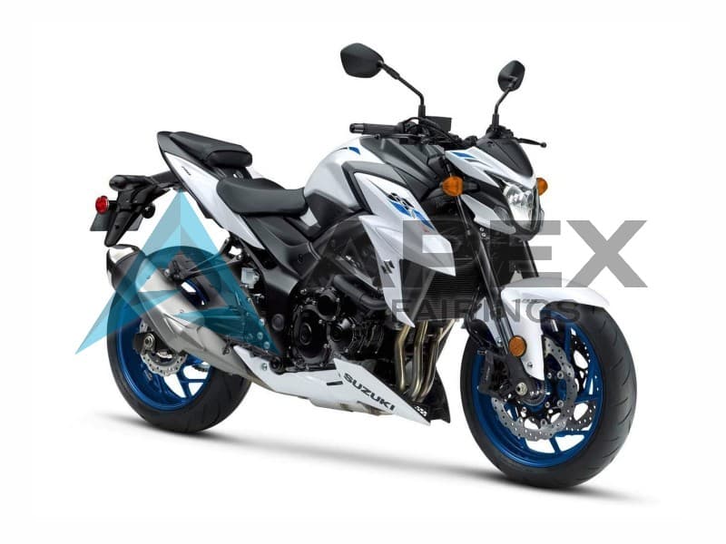 White - Suzuki GSX-S750 (2017-2022) ABS Fairings | Apex Fairings