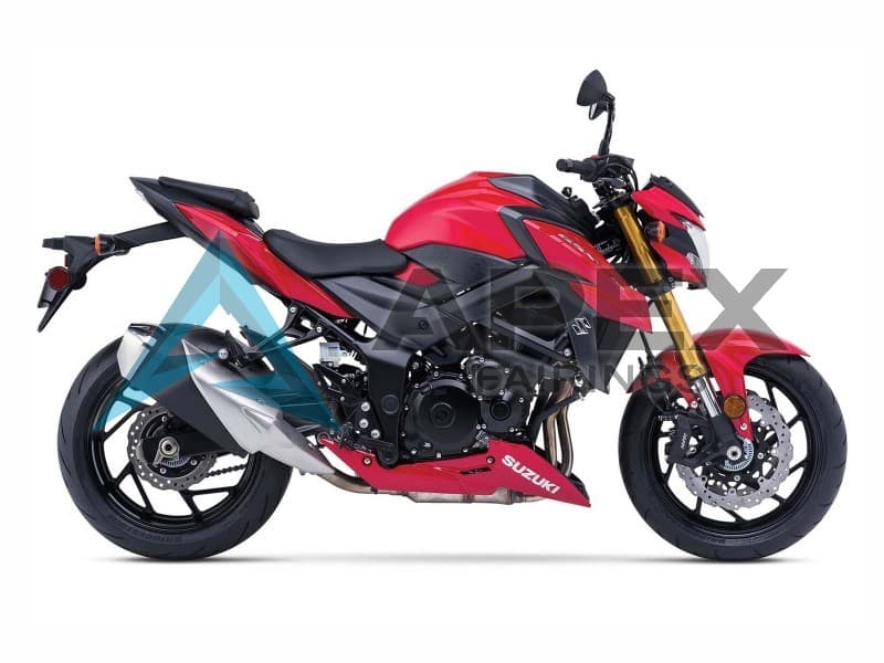 Red Black - Suzuki GSX-S750 (2017-2022) ABS Fairings | Apex Fairings