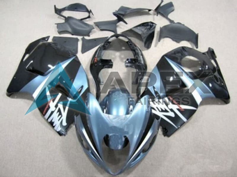 Light Blue Dark Blue White Black - Suzuki GSX-R1300 Hayabusa (1999-2007) ABS Fairings | Apex Fairings