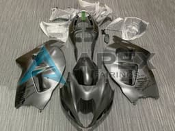 Matte Grey Black - Suzuki GSX-R1300 Hayabusa (1999-2007) ABS Fairings | Apex Fairings — view 1
