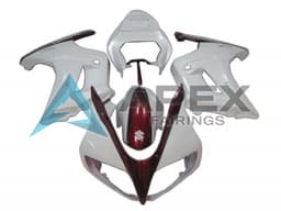 White Candy Red - Suzuki SV650 Pointy (2003-2013) ABS Fairings | Apex Fairings — view 1