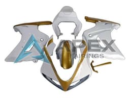 White Gold - Suzuki SV650 Pointy (2003-2013) ABS Fairings | Apex Fairings — view 1