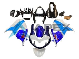 White Blue Black Red - Suzuki TL11000R (1998-2003) ABS Fairings — Style FE29 | Apex Fairings — view 1