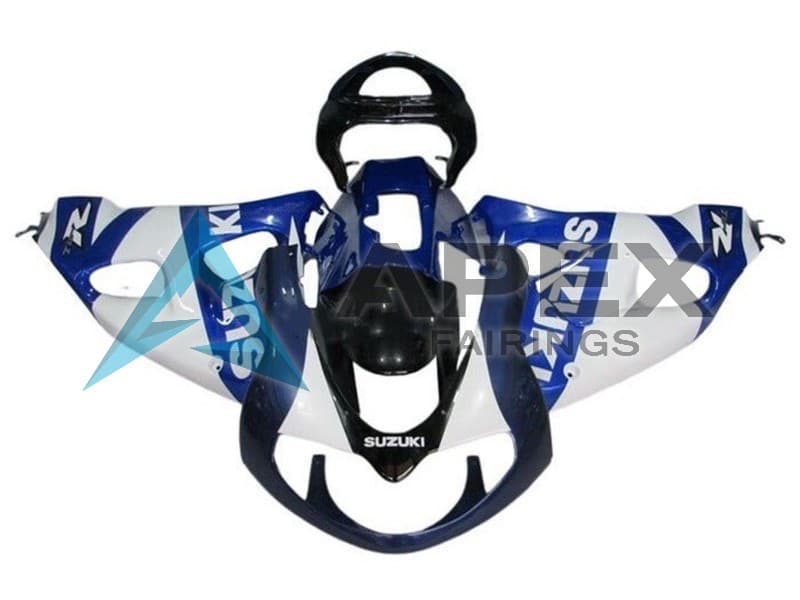 White Blue Black - Suzuki TL11000R (1998-2003) ABS Fairings — Style FE33 | Apex Fairings