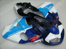 Gloss White & Black - Suzuki TL1000R (1998-2003) ABS Fairings — Style 10 | Apex Fairings — view 2