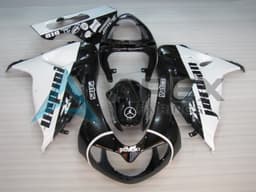 Gloss White & Black - Suzuki TL1000R (1998-2003) ABS Fairings — Style 12 | Apex Fairings — view 1