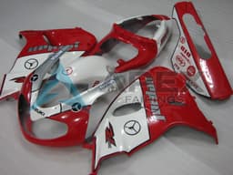 Gloss Red & White - Suzuki TL1000R (1998-2003) ABS Fairings | Apex Fairings — view 3