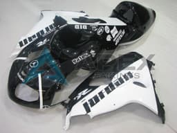 Gloss White & Black - Suzuki TL1000R (1998-2003) ABS Fairings — Style 21GTRS | Apex Fairings — view 1