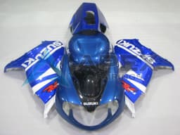 Gloss White & Blue - Suzuki TL1000R (1998-2003) ABS Fairings — Style 22GTRS | Apex Fairings — view 2