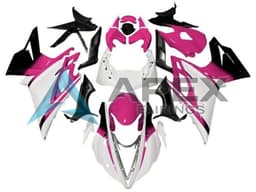 White Pink Glossy Black - Triumph Daytona 675 (2013-2016) ABS Fairings | Apex Fairings — view 1