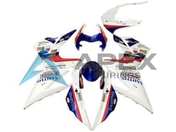 White Red Blue Smiths - Triumph Daytona 675 (2013-2016) ABS Fairings | Apex Fairings — view 1