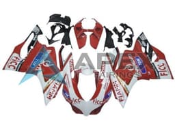 White Red Fiamm - Triumph Daytona 675 (2013-2016) ABS Fairings | Apex Fairings — view 1