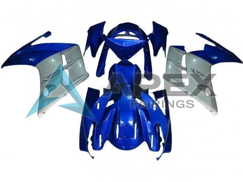 Blue Silver - Yamaha FJR1300 (2013-2015) ABS Fairings — Style FE1 | Apex Fairings