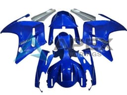 Blue Silver - Yamaha FJR1300 (2013-2015) ABS Fairings — Style FE2 | Apex Fairings — view 1