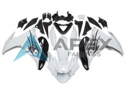 White Black - Yamaha FZ6R / XJ6 Diversion F (2009-2015) ABS Fairings | Apex Fairings — view 1