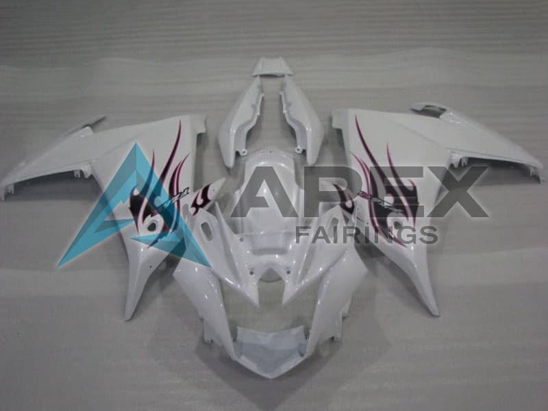 White Flame - Yamaha FZ6R / XJ6 Diversion F (2009-2015) ABS Fairings | Apex Fairings