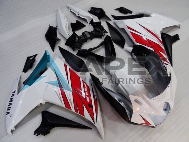 White Red Black - Yamaha FZ6R / XJ6 Diversion F (2009-2015) ABS Fairings | Apex Fairings