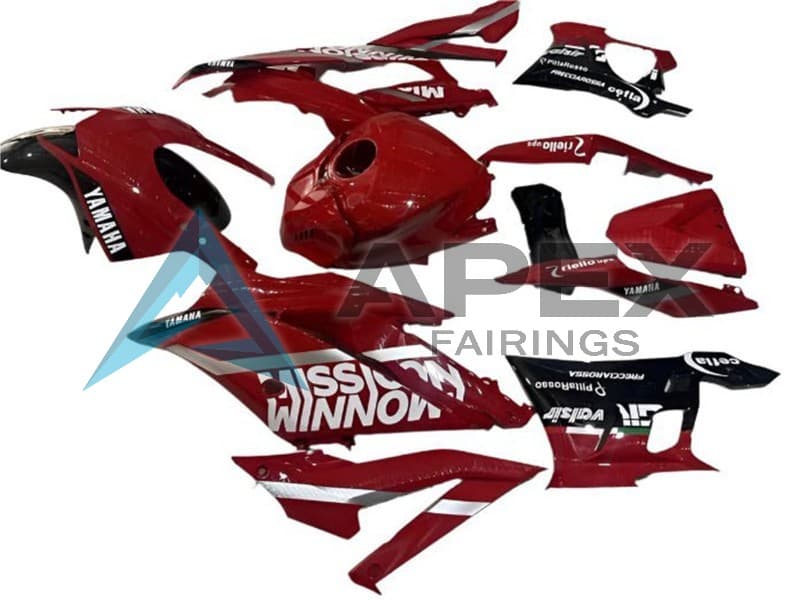 Red Black Valsir - Yamaha R3 / R25 / YZF-R3 / YZF-R25 (2022-2024) ABS Fairings | Apex Fairings