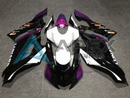White Purple Glossy Black - Yamaha R6 / YZF-R6 (2017-2020) ABS Fairings | Apex Fairings — view 1