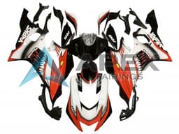 White Red Black Shark - Yamaha R6 / YZF-R6 (2017-2020) ABS Fairings | Apex Fairings — view 1