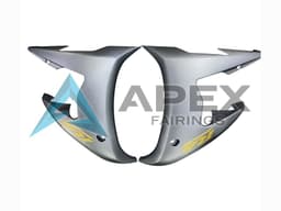 Matte Grey Matte Black Gold Decals - Yamaha R6S / YZF-R6S (2006-2009) ABS Fairings | Apex Fairings — view 3