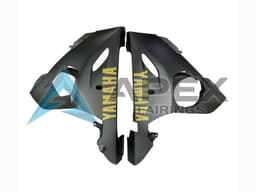 Matte Grey Matte Black Gold Decals - Yamaha R6S / YZF-R6S (2006-2009) ABS Fairings | Apex Fairings — view 4