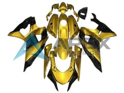 Gold Black - Yamaha R7 / YZF-R7 (2021-2025) ABS Fairings | Apex Fairings — view 1
