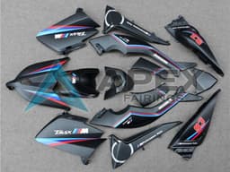 Matte Black Red Blue 93 - Yamaha TMAX 530 / XP 530 (2012-2014) ABS Fairings | Apex Fairings — view 1