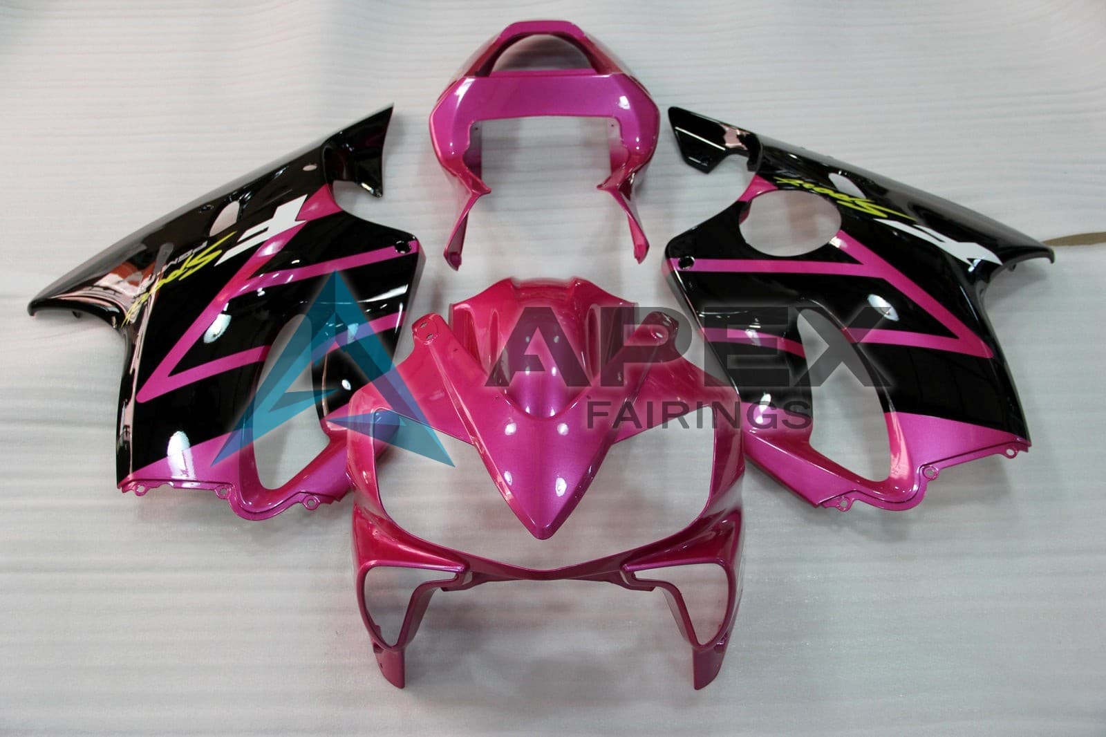 Pink & Black - Honda CBR600 F4i (2001-2003) ABS Fairings | Apex Fairings