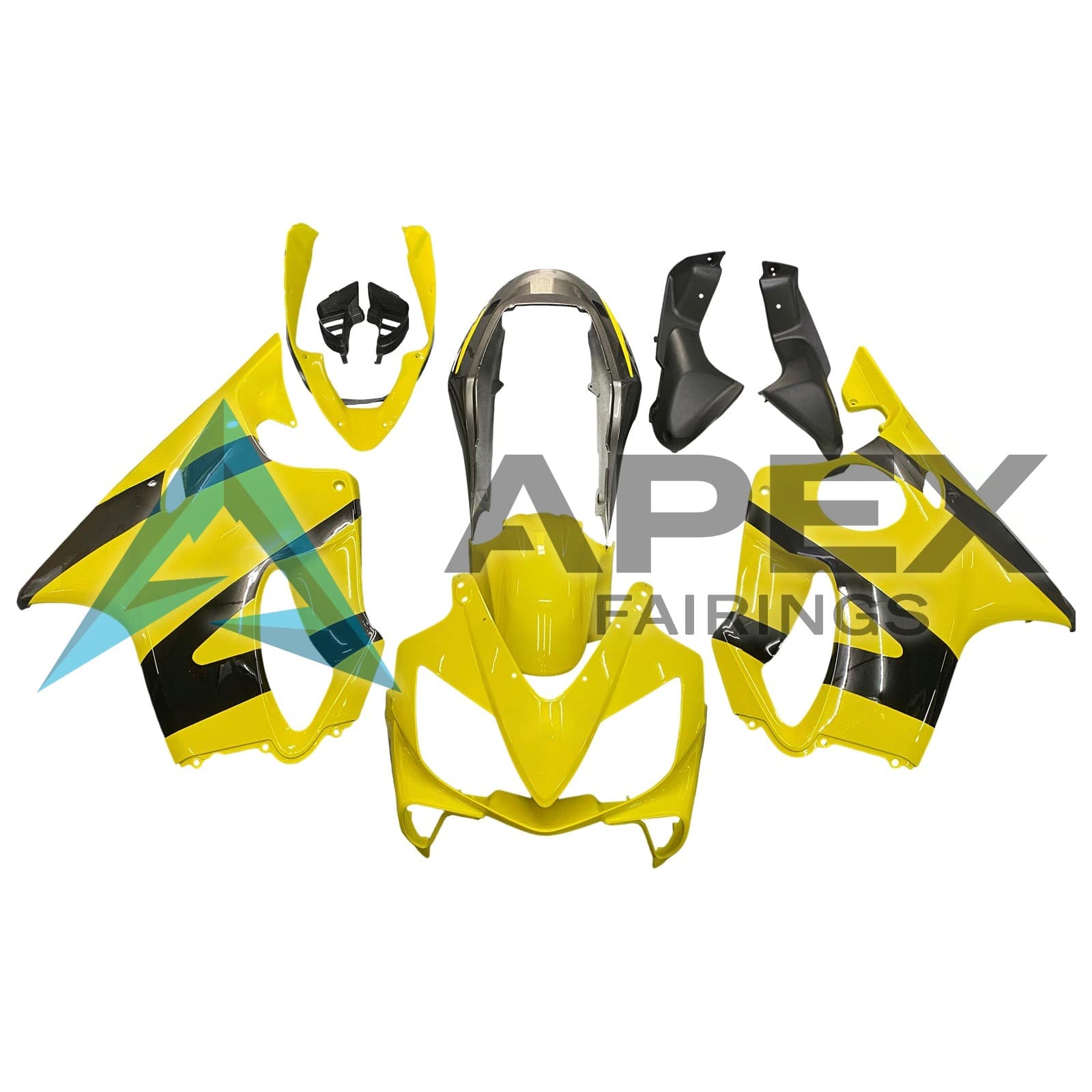 Yellow & Black - Honda CBR600 F4i (2004-2007) ABS Fairings | Apex Fairings