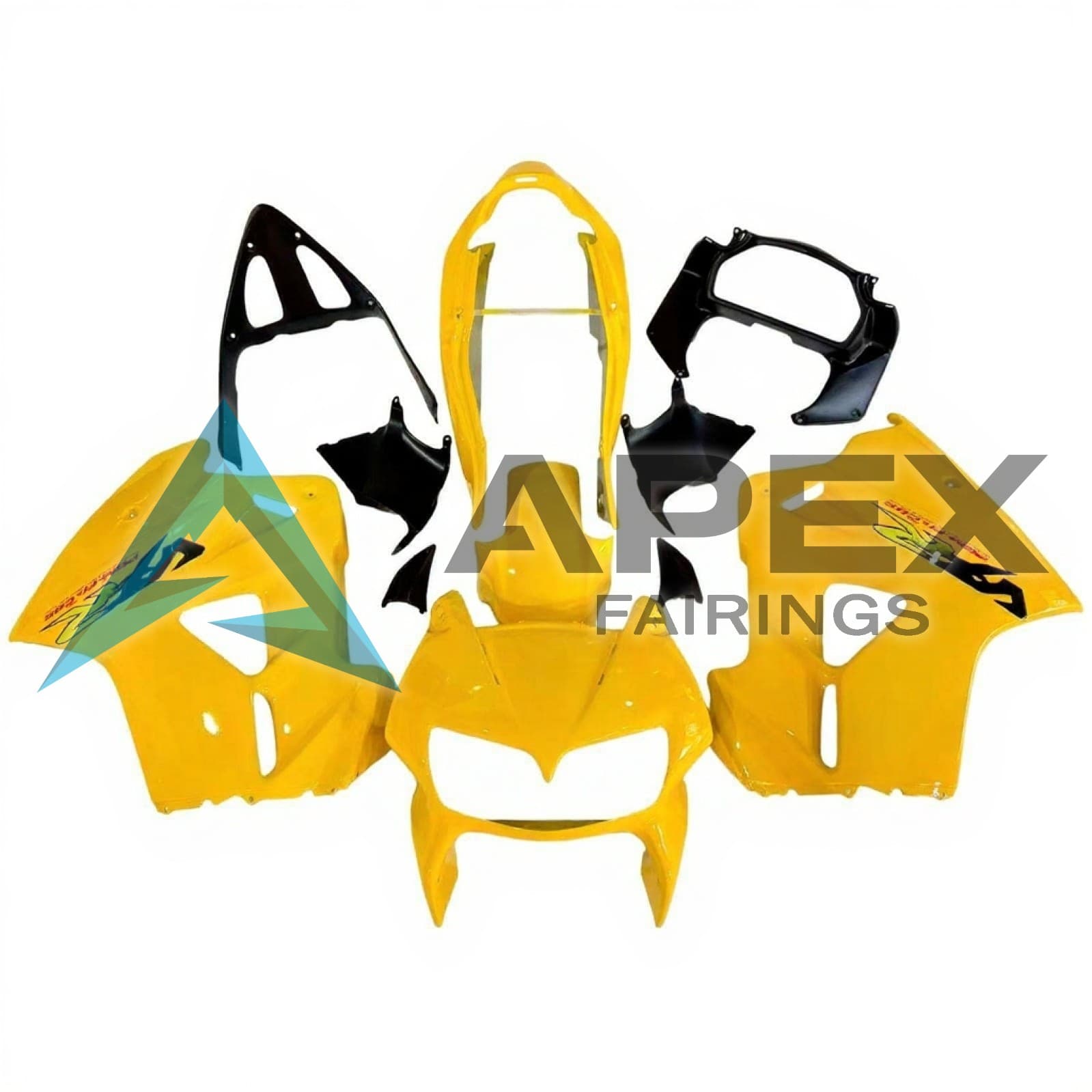 Yellow - Honda VFR800 Viffer / Interceptor (1998-2001) ABS Fairings | Apex Fairings